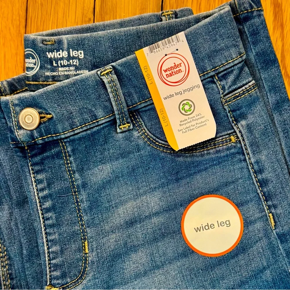 Girls L(10-12) Jeggings Denim Pull-On Jeans